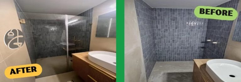 התקנת מקלחון בקיסריה